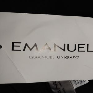 NWT Emanuel Ungaro black pants size 16/50